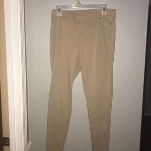 Khaki jeggings